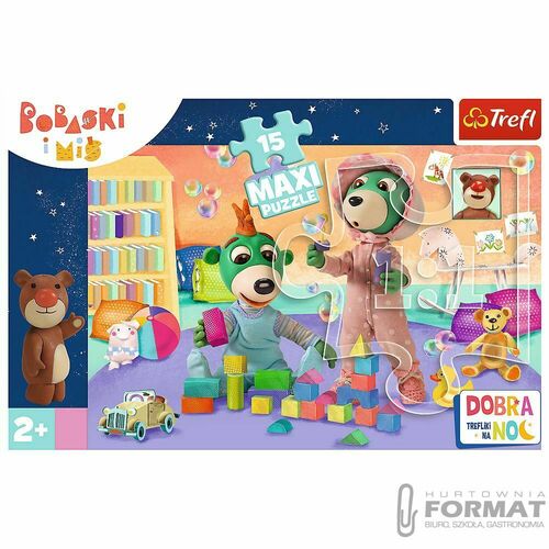 Puzzle 15 maxi Wesoły świat Bobasków 14332 3