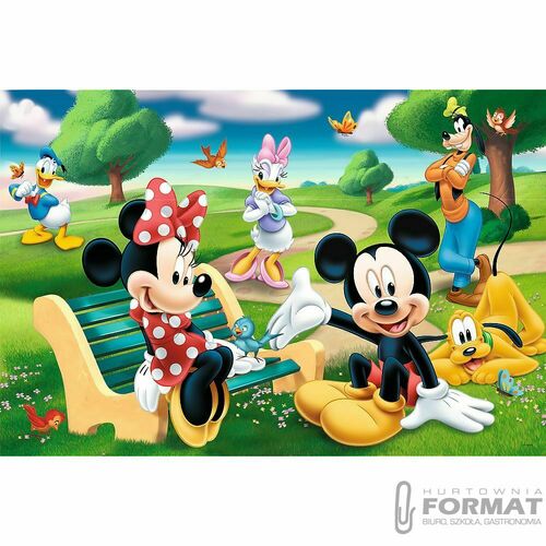 Puzzle 24el Maxi Myszka Miki w gronie przyjaciół 1 2