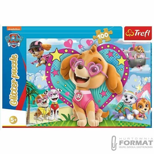 Puzzle 100el Psi Patrol  W blasku Skye 14818 TREFL 3