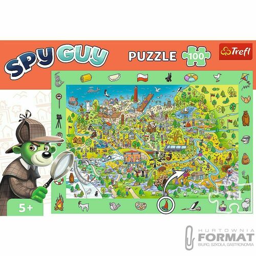 Puzzle Trefl Rodzina Treflików Spy Guy - Polska (15596) 3