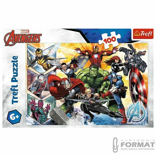 Puzzle 100el Siła Avengersów Marvel 16431 Trefl 3