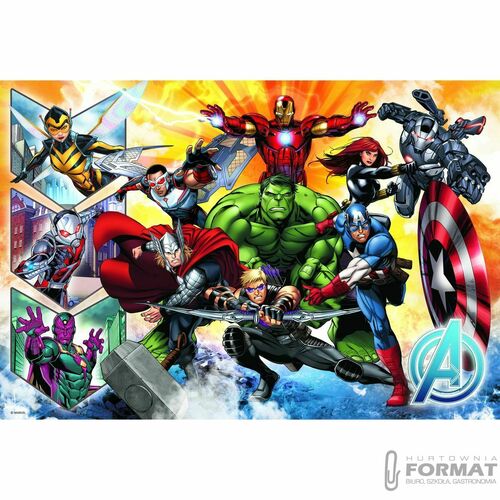 Puzzle 100el Siła Avengersów Marvel 16431 Trefl 5