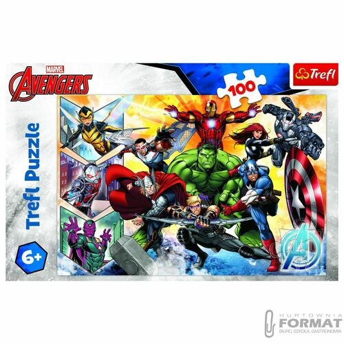 Puzzle 100el Siła Avengersów Marvel 16431 Trefl 6