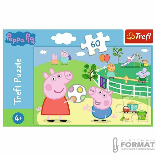 Puzzle 60el Zabawy w gronie przyjaciół Świnka Pepp 3