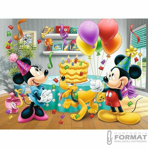 Puzzle 30 Tort Urodzinowy Myszka MINNIE 18211 2