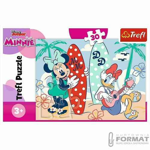 Puzzle 30el Kolorowa Minnie TREFL 3