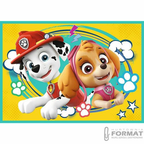 Puzzle 4w1 Wesoła ekipa Psiego Patrolu. Paw Patrol 2