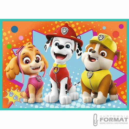 Puzzle 4w1 Wesoła ekipa Psiego Patrolu. Paw Patrol 5