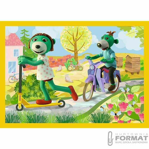 Puzzle 4w1 Wspólne zabawy Treflików. Rodzina Trefl 2