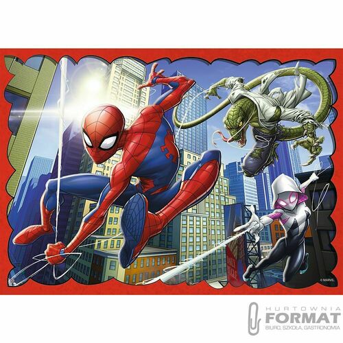 Puzzle 4w1 Bohaterski Spider-Man Disney Marvel Spi 2
