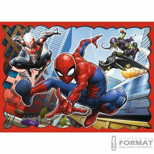 Puzzle 4w1 Bohaterski Spider-Man Disney Marvel Spi 3