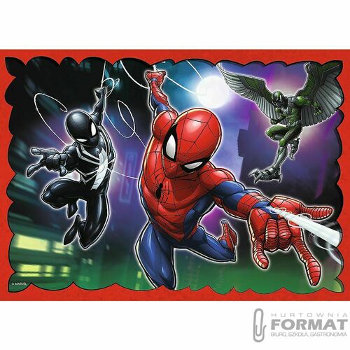 Puzzle 4w1 Bohaterski Spider-Man Disney Marvel Spi 5