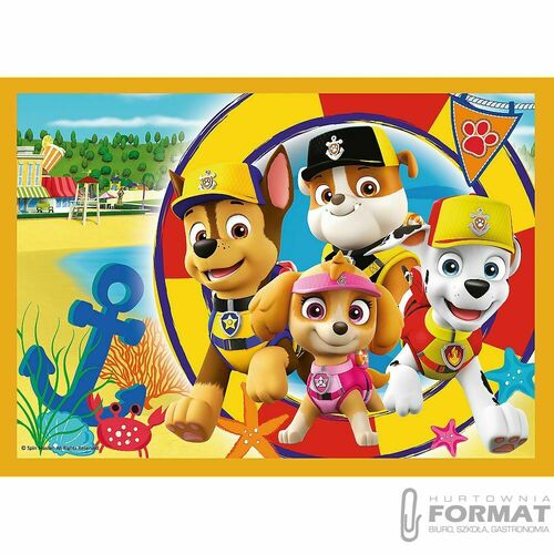 Puzzle 4w1 Wakacyjny Psi Patrol PAW PATROL 34395 T 2