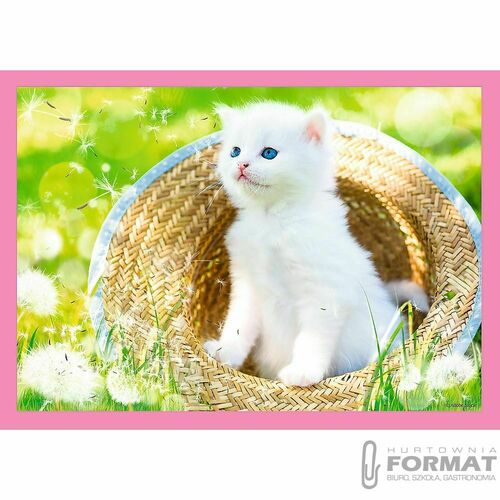 Puzzle 4w1 Zabawne kotki 34396 Trefl 3