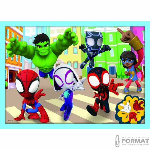 Puzzle 4w1 (12,15,20,24el) Ekipa Spiday'a Spiday i 3