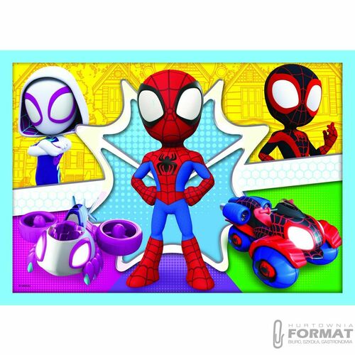 Puzzle 4w1 (12,15,20,24el) Ekipa Spiday'a Spiday i 4