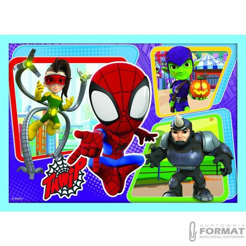Puzzle 4w1 (12,15,20,24el) Ekipa Spiday'a Spiday i 5