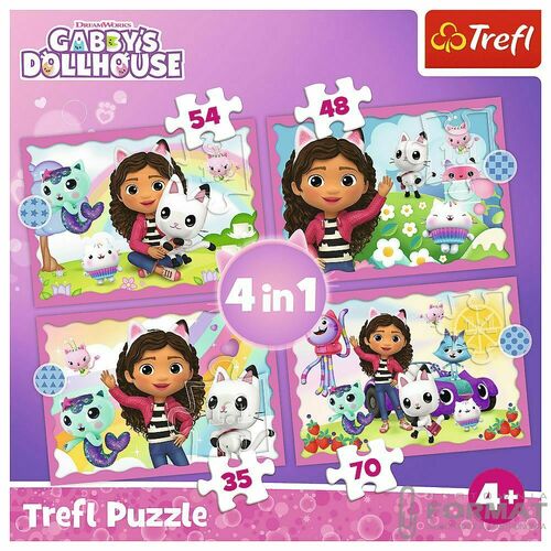 Puzzle Trefl Gabby's Dollhouse 4w1 el. (34620) 6