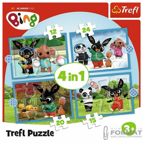 Puzzle Trefl Bing Wesoły Bing (34631) 6