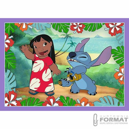 Puzzle Trefl Lilo&stitch 4w1 el. (34633) 3