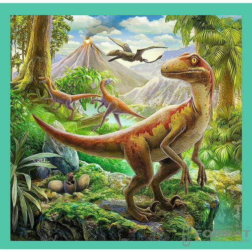 Puzzle 3w1 Niezwykły świat dinozaurów TREFL 3