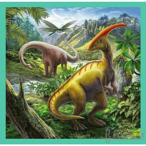 Puzzle 3w1 Niezwykły świat dinozaurów TREFL 4