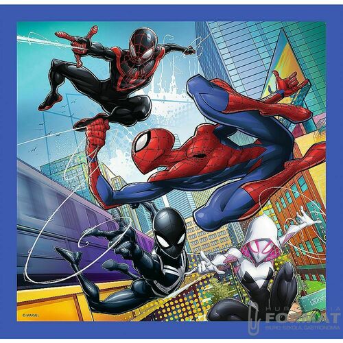 Puzzle 3w1 Pajęcza siła Spiderman TREFL 34841 2