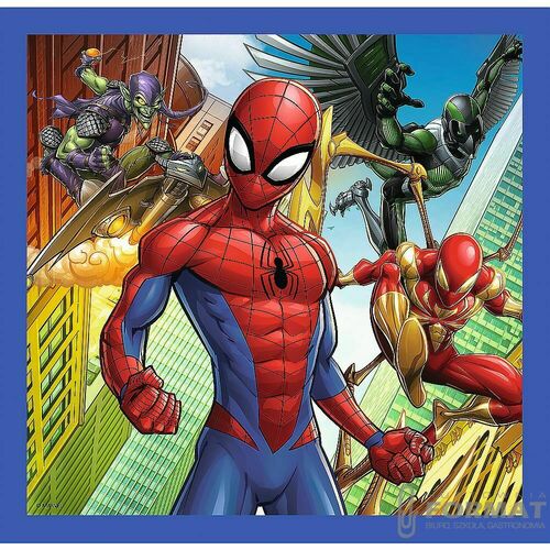 Puzzle 3w1 Pajęcza siła Spiderman TREFL 34841 3