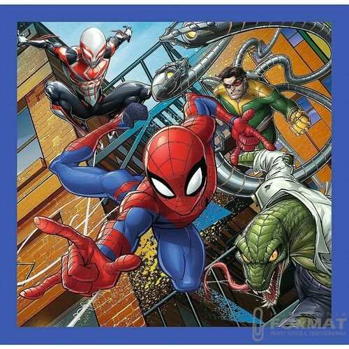 Puzzle 3w1 Pajęcza siła Spiderman TREFL 34841 4