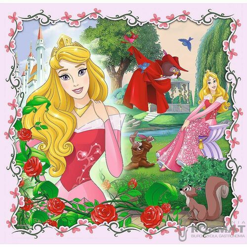 Puzzle 3w1 Roszpunka, Aurora i Arielka TREFL 5