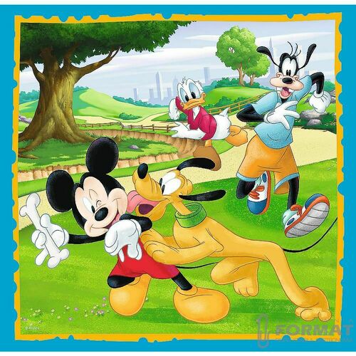 Puzzle 3w1 Myszka Miki z przyjaciółmi TREFL 2