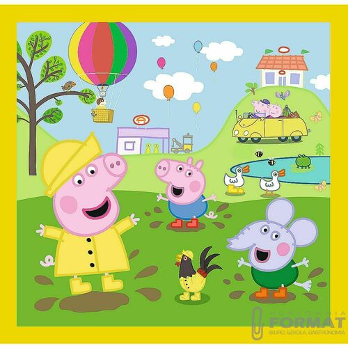 PUZZLE 3W1 WESOŁY DZIEŃ PEEPY 34849 4