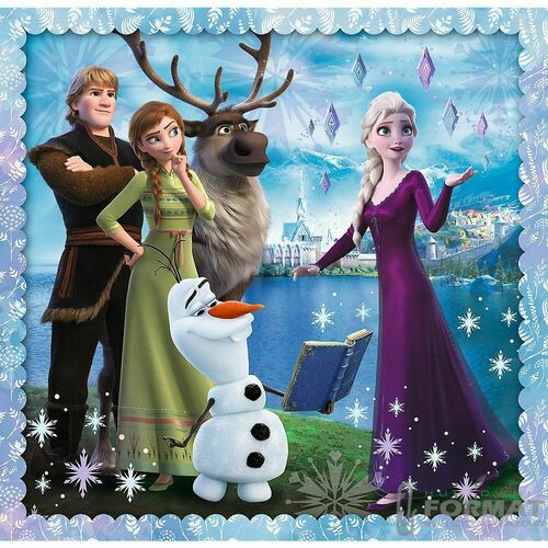 Puzzle 3w1 Magiczna opowieść Frozen II Kraina Lodu 2