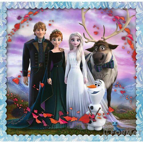 Puzzle 3w1 Magiczna opowieść Frozen II Kraina Lodu 3