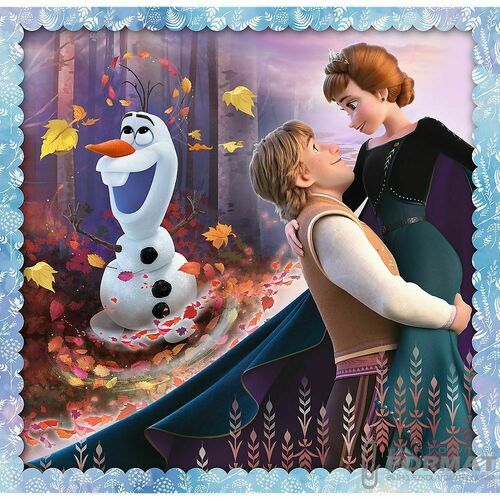 Puzzle 3w1 Magiczna opowieść Frozen II Kraina Lodu 4