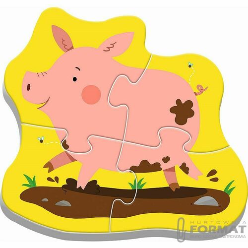 PUZZLE BABY ZWIERZĘTA NA WSI 36070 6