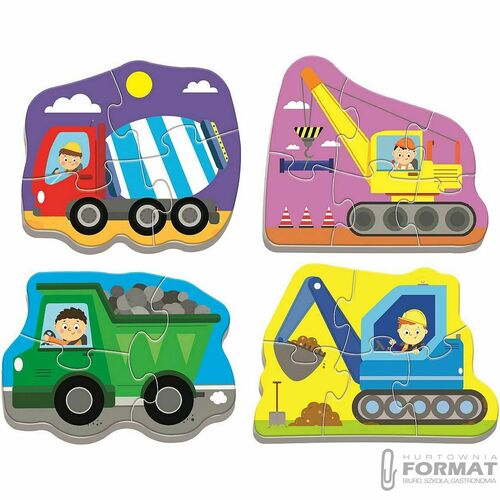 PUZZLE BABY POJAZDY BUDOWLANE 36072 2