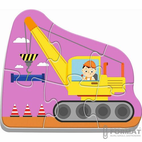 PUZZLE BABY POJAZDY BUDOWLANE 36072 4