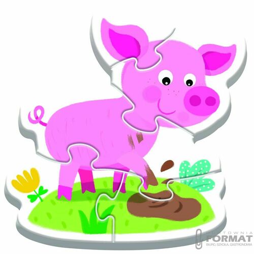 Puzzle Trefl puzzle baby classic Na farmie 18 el. (36127) 5
