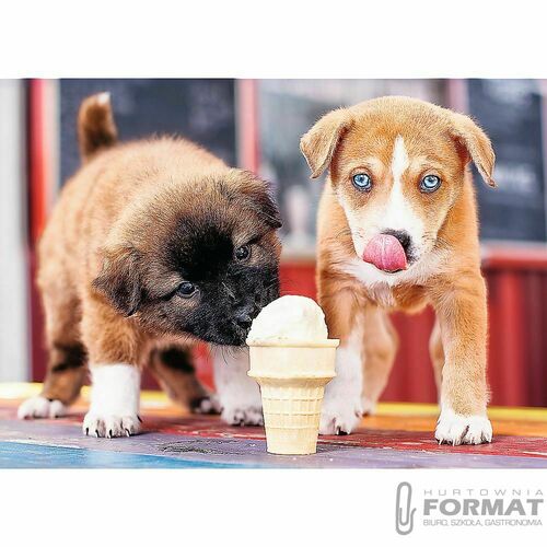 TREFL PUZZLE 500 ELEMENTÓW PORA NA LODY PSIAKI PSY 2