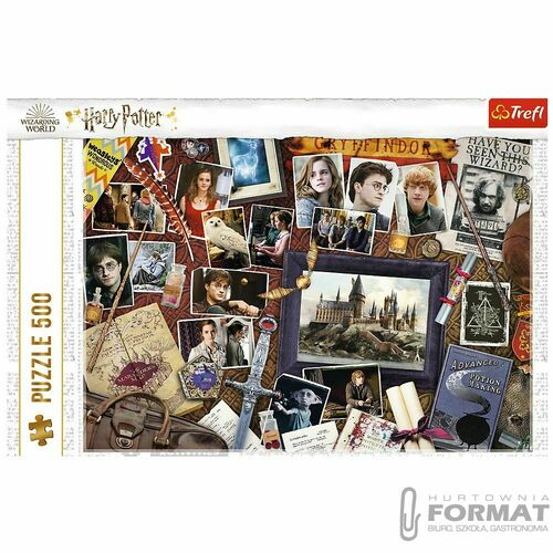 Puzzle 500el Pamiątki z Hogwartu. Harry Potter 374 3