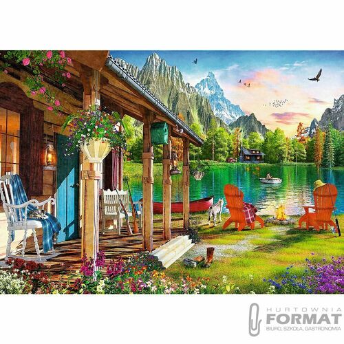 Puzzle 500el.Domek w górach 2
