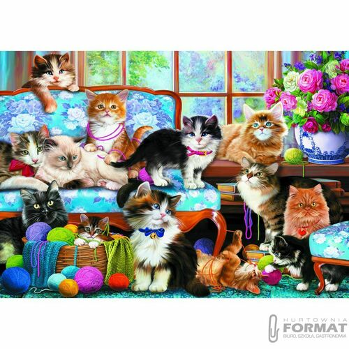 Puzzle Trefl Kocia rodzina 500 el. (37425) 2
