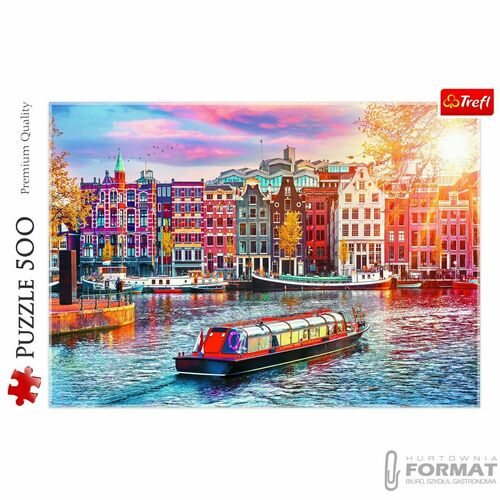 Puzzle Trefl Amsterdam, Holandia 500 el. (37428) 3