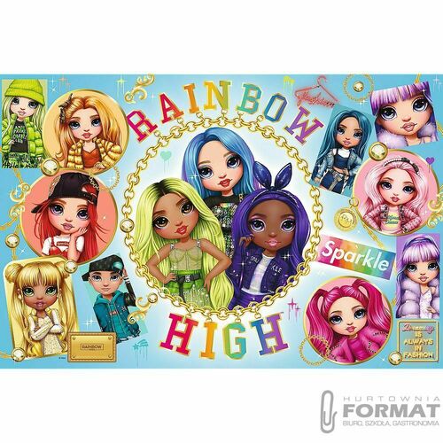 Puzzle Trefl Mga XL Kolorowe Rainbow  High 160 el. (50027) 2