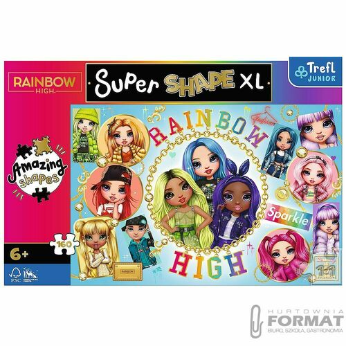 Puzzle Trefl Mga XL Kolorowe Rainbow  High 160 el. (50027) 3