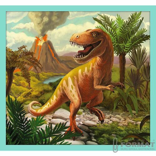 Puzzle 10w1 W świecie dinozaurów 90390 Trefl 3