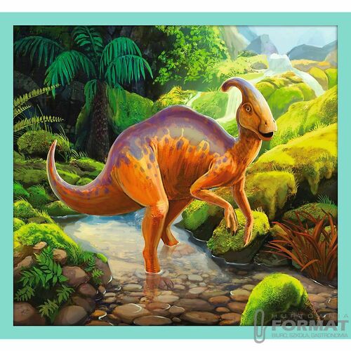 Puzzle 10w1 W świecie dinozaurów 90390 Trefl 5