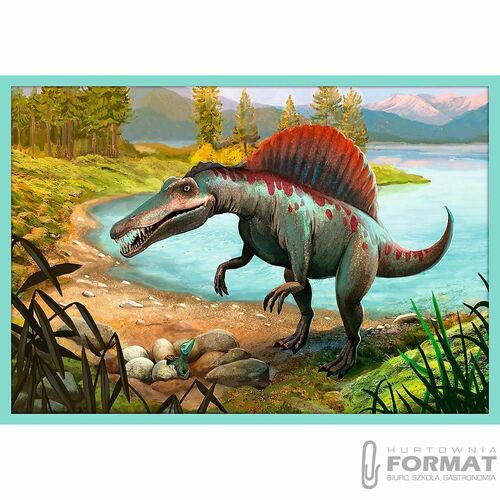 Puzzle 10w1 W świecie dinozaurów 90390 Trefl 7