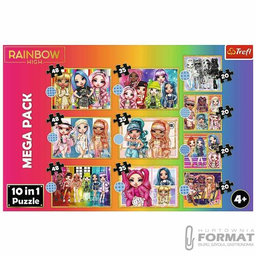 Puzzle 10w1 Kolekcja modnych laleczek - MGA Rainbo 12